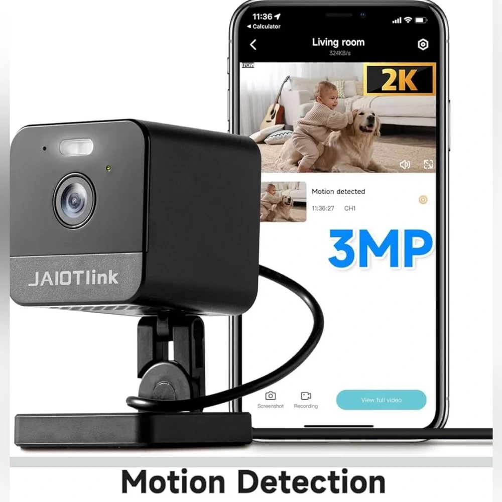 2-Smart HD Camera 2 Pack 4 Indoor Use Only -App Controlled, Plug In (Sealed) NWT