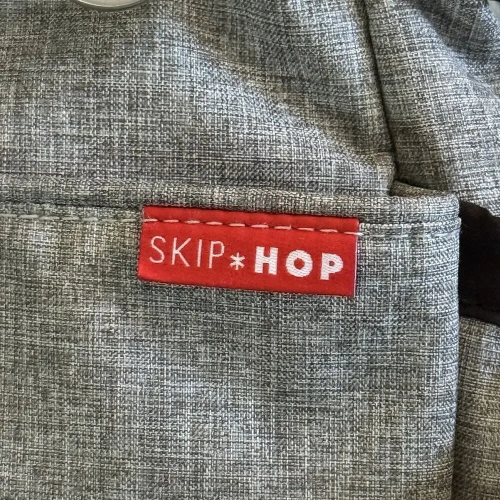 SKIP HOP Signature‎ Dialer Changing Bag Tote w/Changing Pad Textured Grey