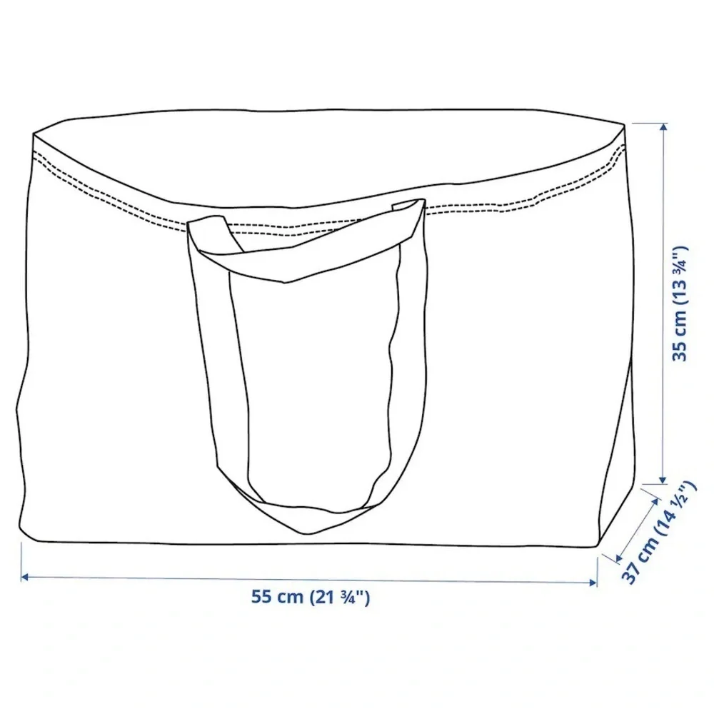4 new Ikea FRAKTA bags / Sturdy / Excellent for storage & shopping/ Gift carry