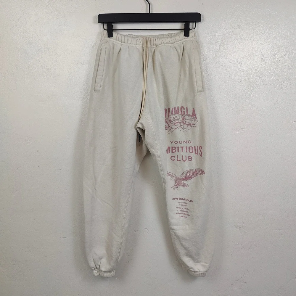 YoungLA sweatpants cream