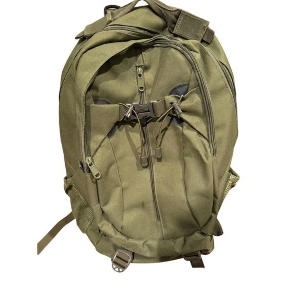 YINQISHI Olive Green Tactical Backpack Military Style Multiple‎ Pockets Durable