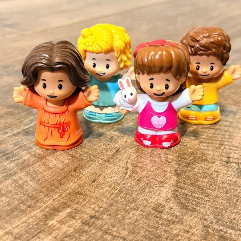 Fisher-Price Little People Friends Diverse Figure Lot 7 Piece