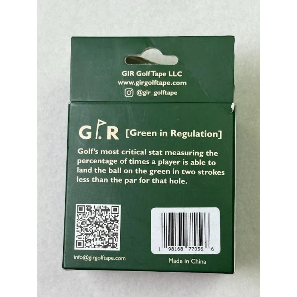 GIR Golf Tape birdies plastic roll