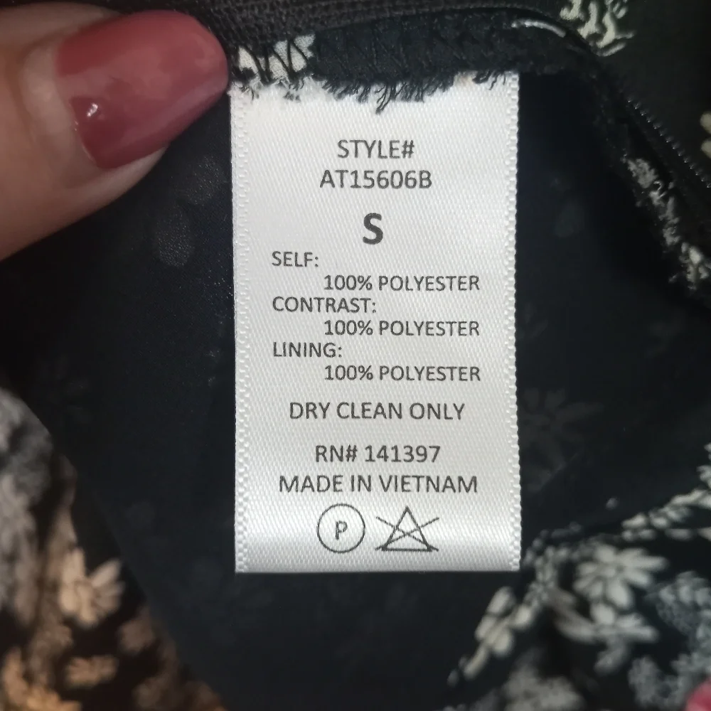 Astr label floral