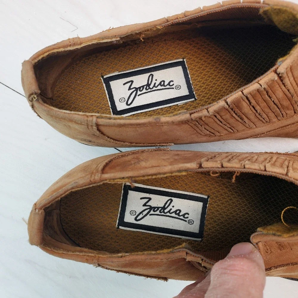 Zodiac suede leather