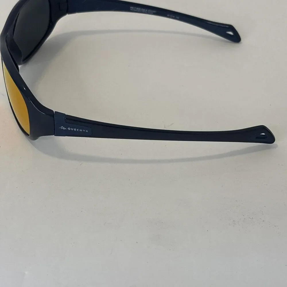 Quechua Triathlete Sunglasses Blue Frames Red/orange Lenses Kids