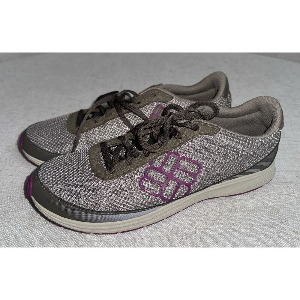 NEW Women's Columbia Techlite Purple Taupe Tennis‎ Athletic Running Shoes 9.5