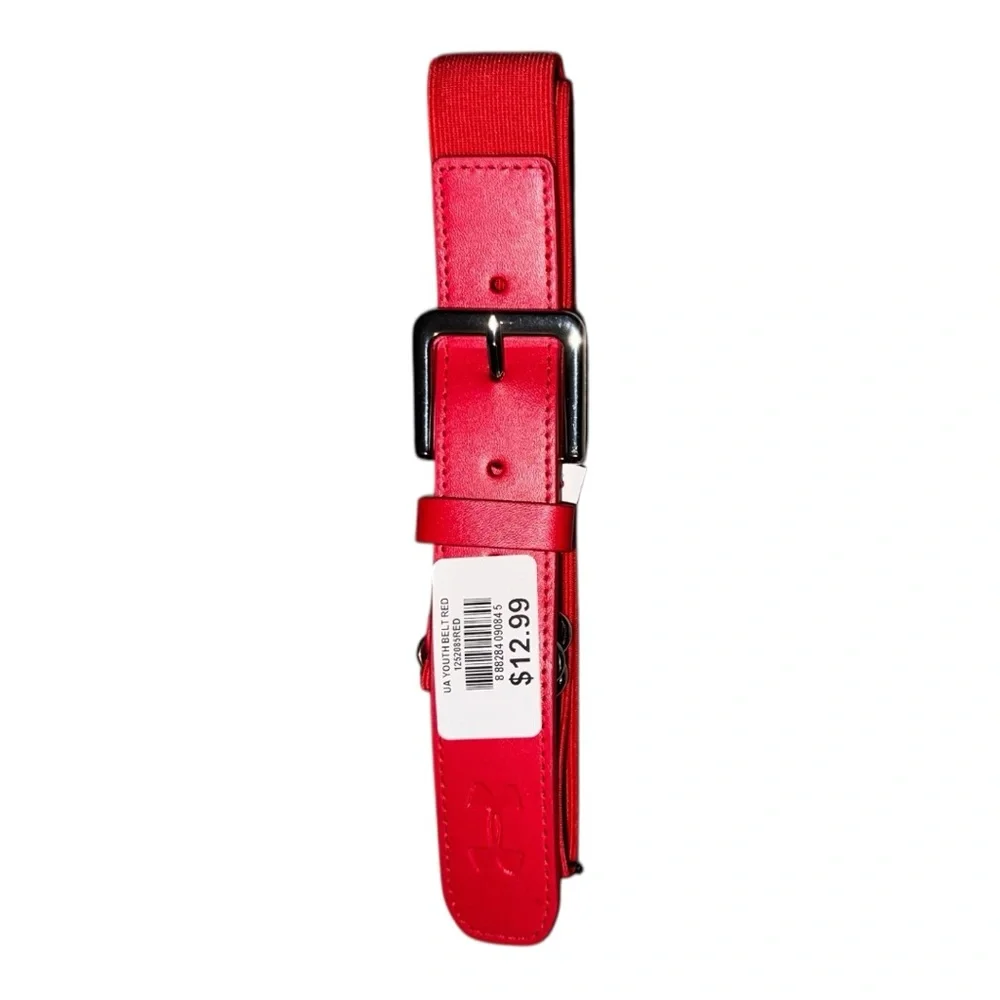 Boys' Under Armour Kids' Baseball Belt Youth One Size Red NWOT 3/$15✨