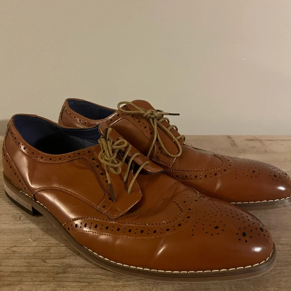 Men's Tan‎ Leather Dress Shoes