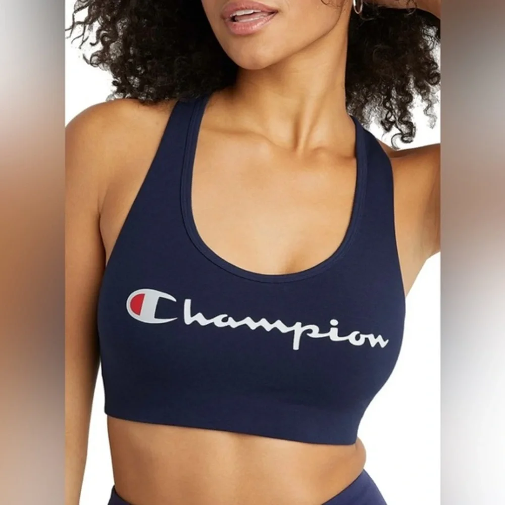 Champion Women's Authentic Sports bra bralette navy size XS‎
