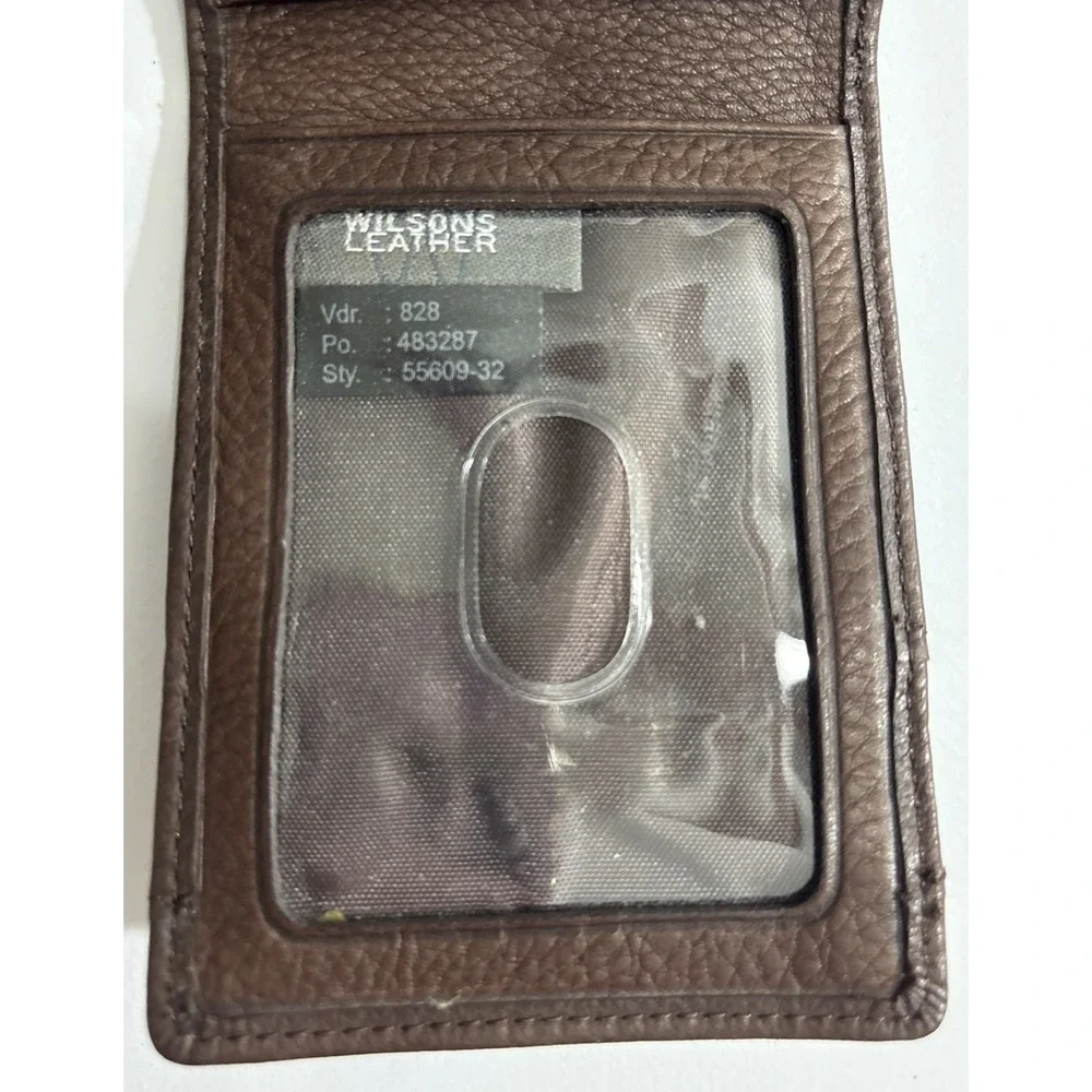 Wilsons Leather Brown Bifold Wallet‎ - No Money Clip - Otherwise EUC