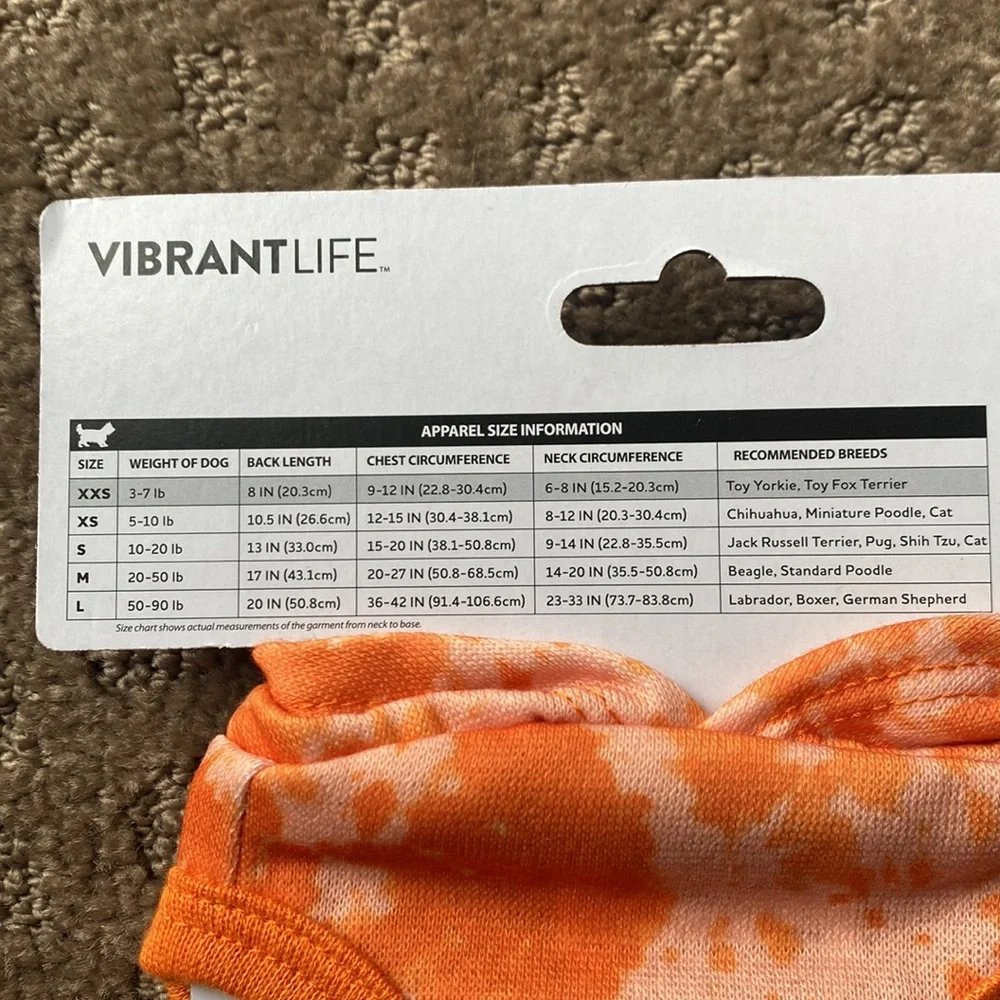 vibrant life dog net hoodie