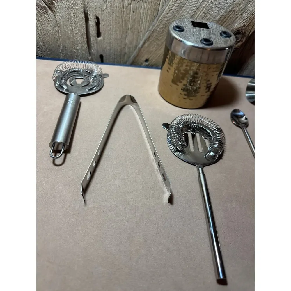 Barcraft hammered brass