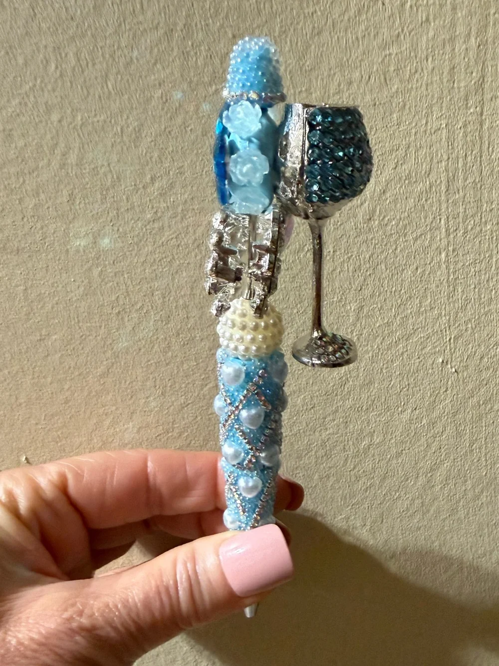custom sparkling blue