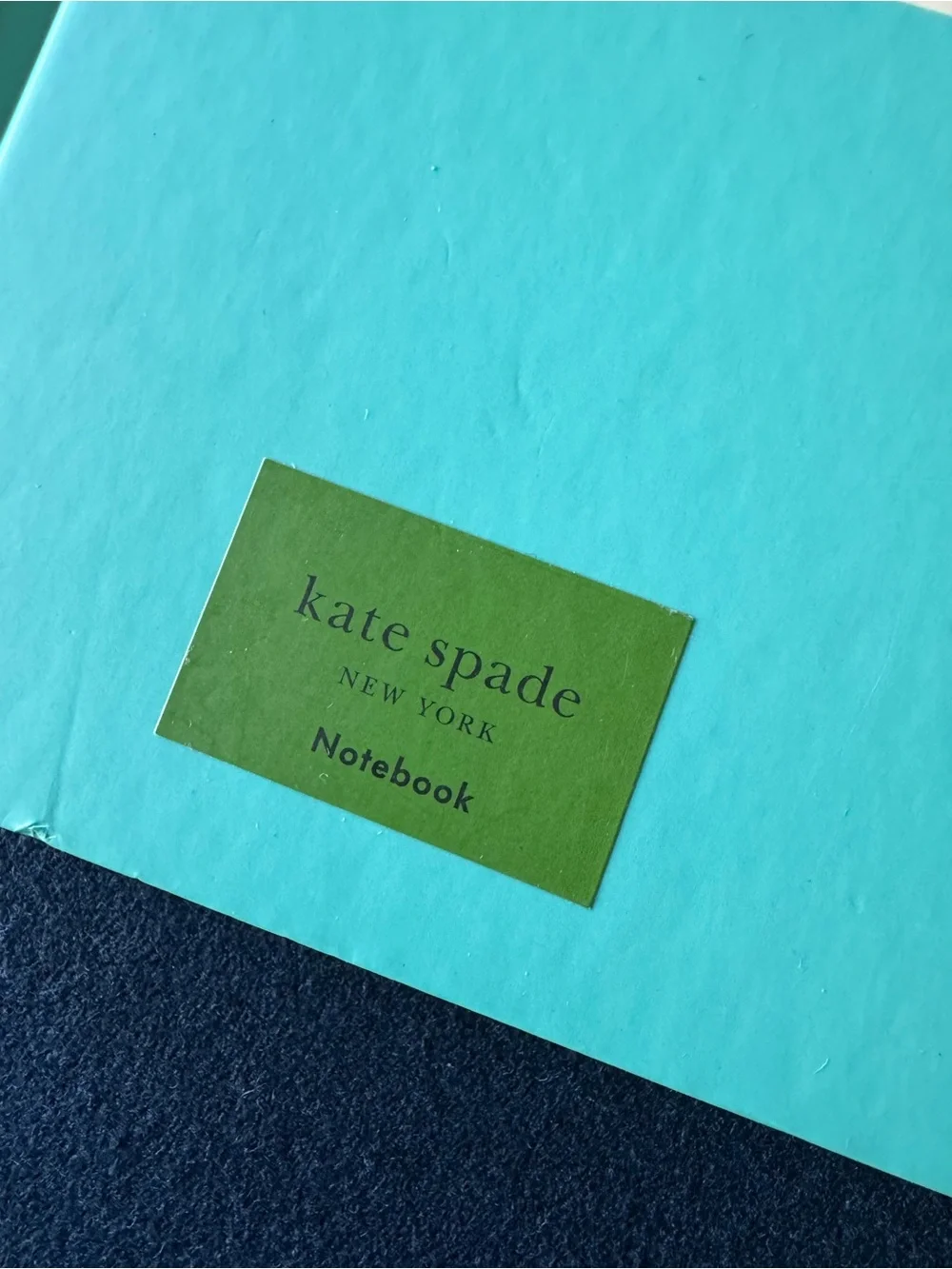 kate spade hardcover initial