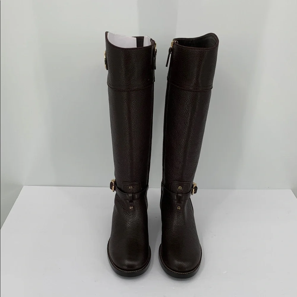 Tory Burch chocolate side