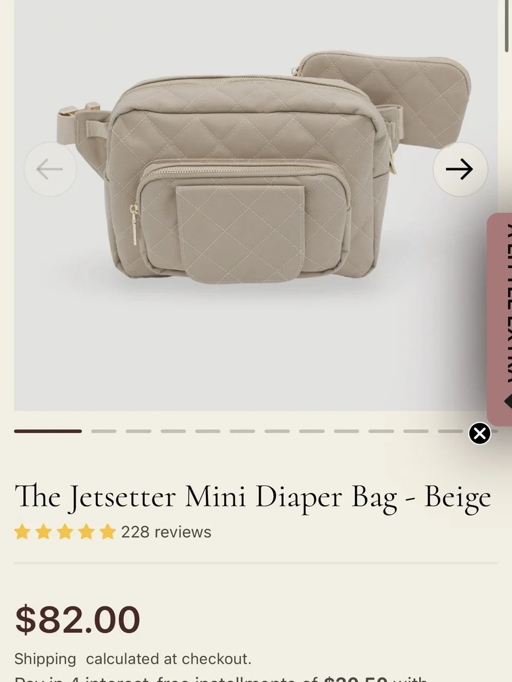 lion & light chic quilted