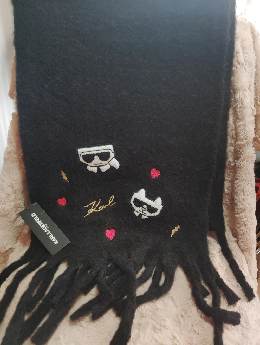 NWT!! Karl Lagerfeld Scarf And Beanie. BUNDLE OF 2 Items!