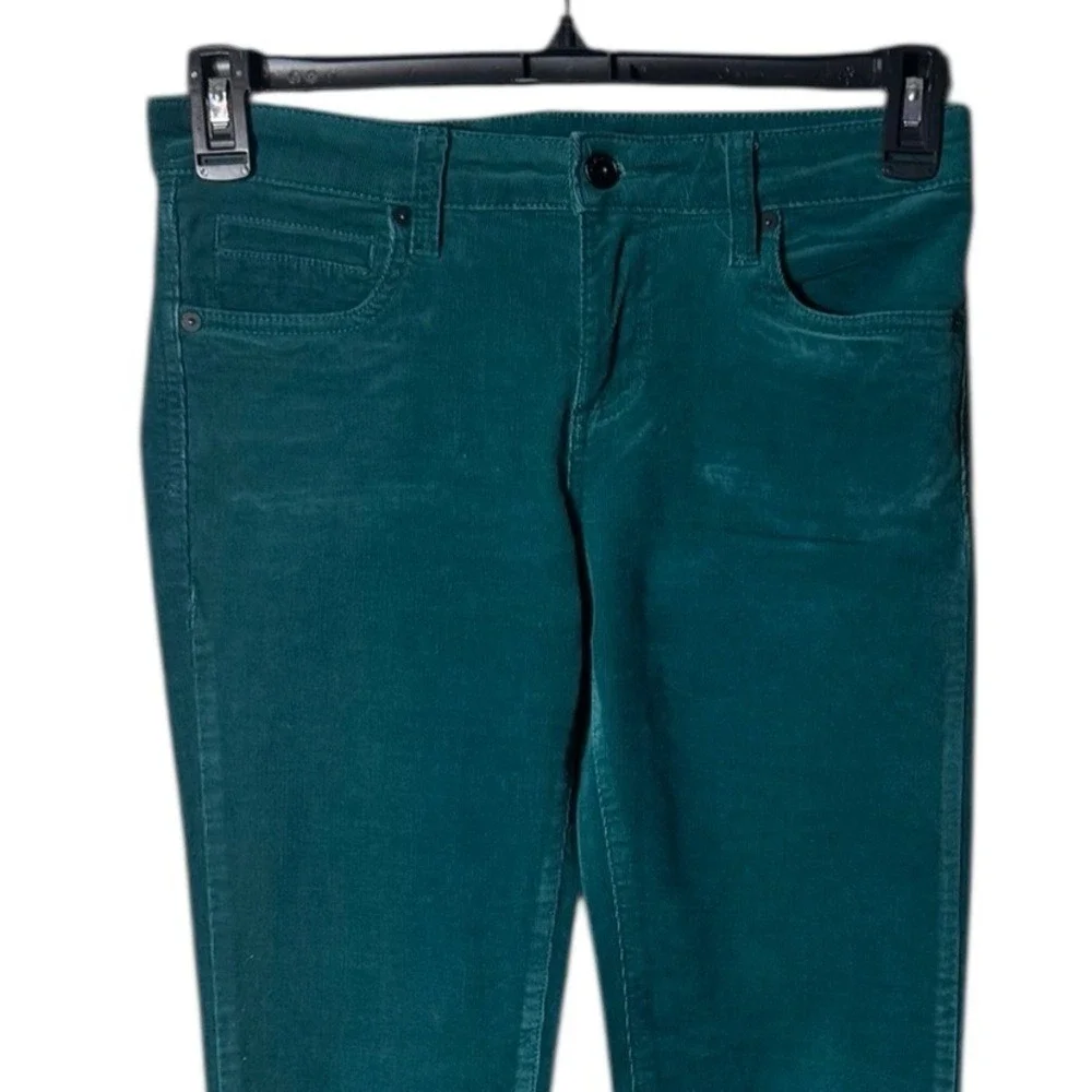 Edyson‎ Womens Velvet Pants Size 27 Festival Preppy Velour Fairy Grunge Low Rise
