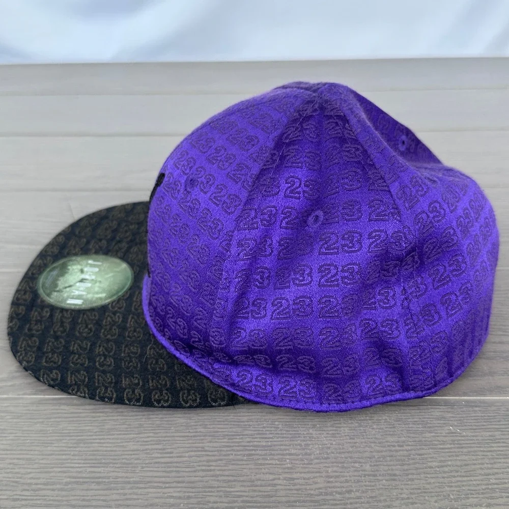 Jordan Kids Jumpman 23 Monogram Snapback Hat‎ Purple Black 4-7 1U81-610 312