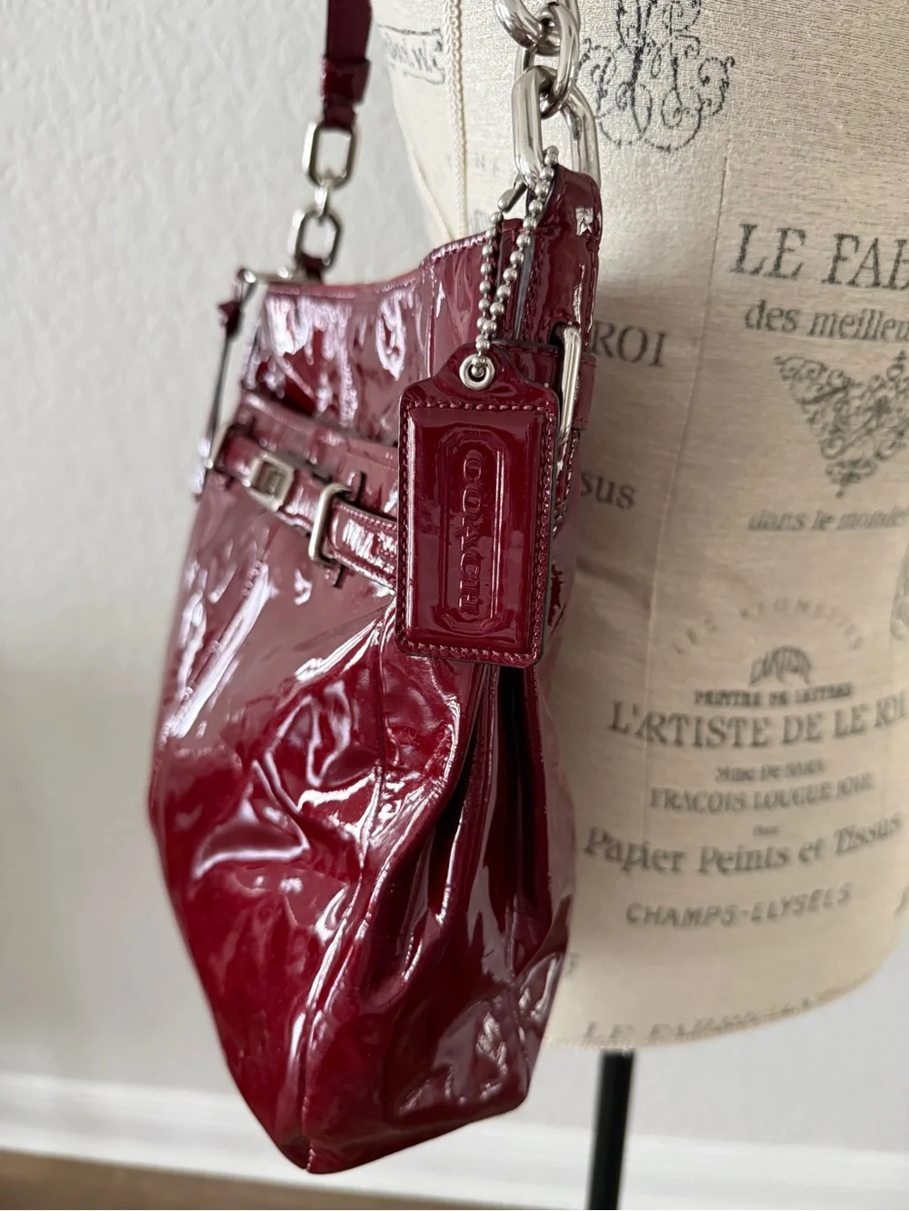 Coach sleek patent