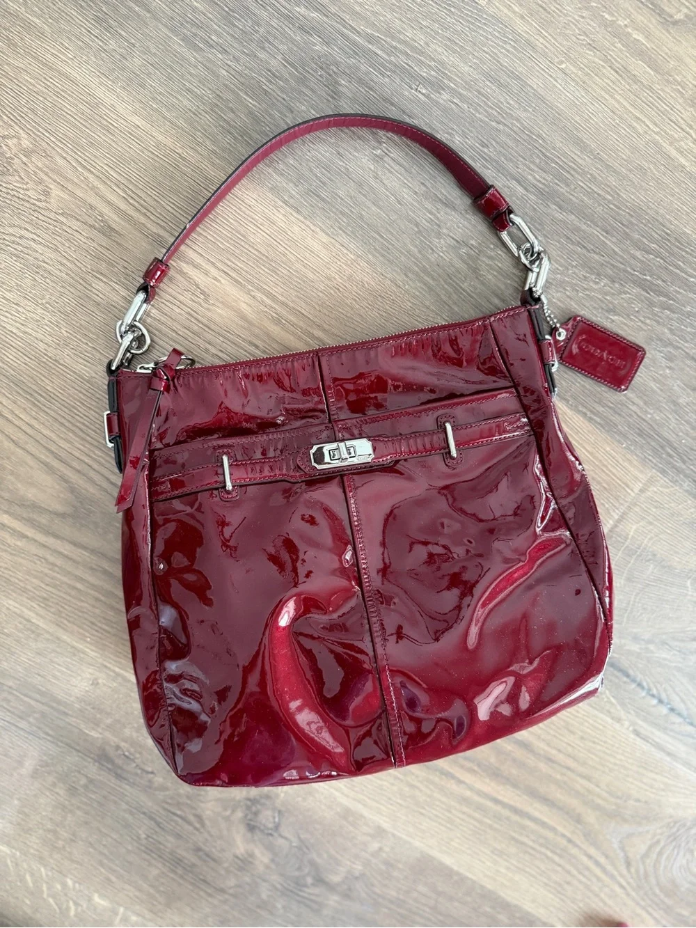 Coach sleek patent