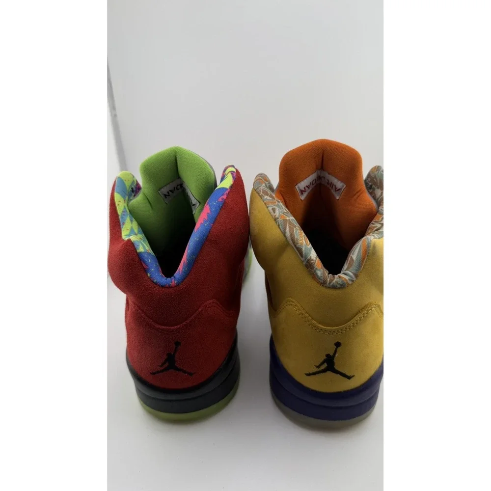 Air Jordan 5 Retro 'What the' SE Solar Orange CZ5725-700 Suede Size 11 CLEAN!!