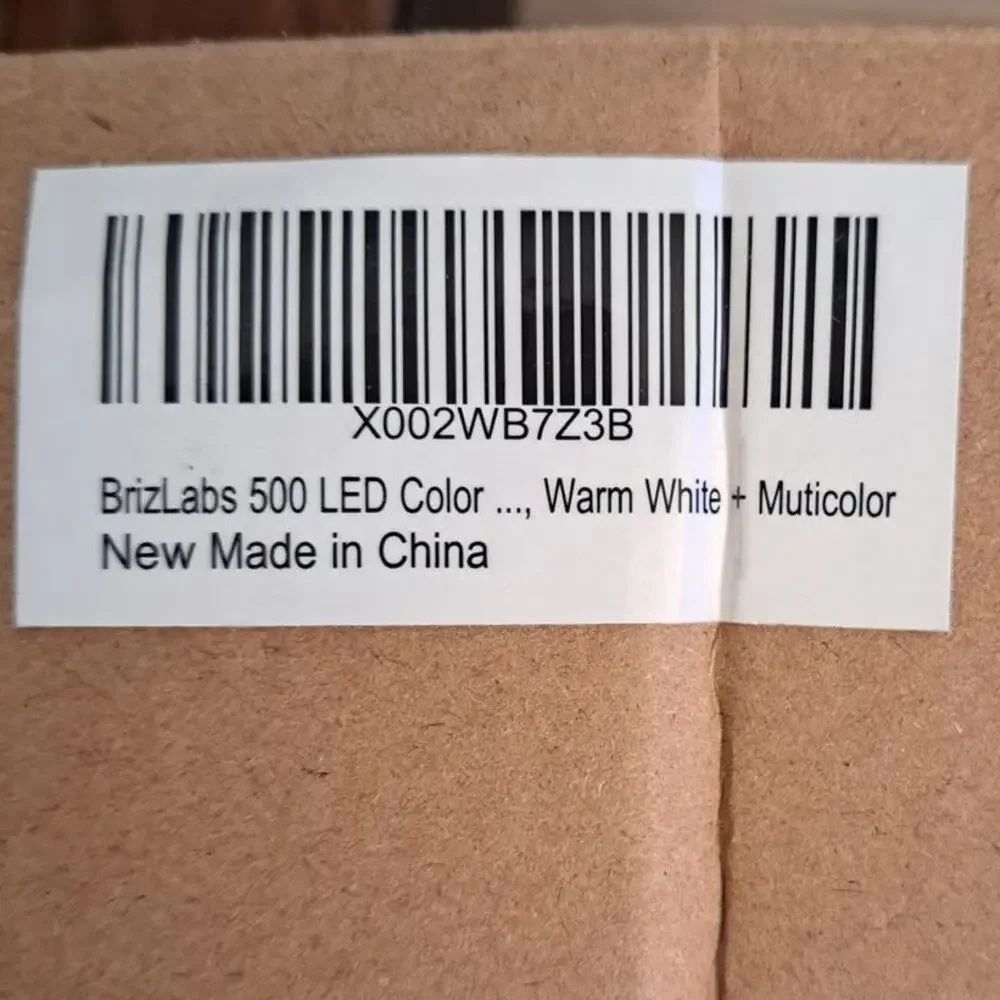 500 LED Lights 11 Modes Warm and Multi-Color 180ft Strand with Remote Timer
