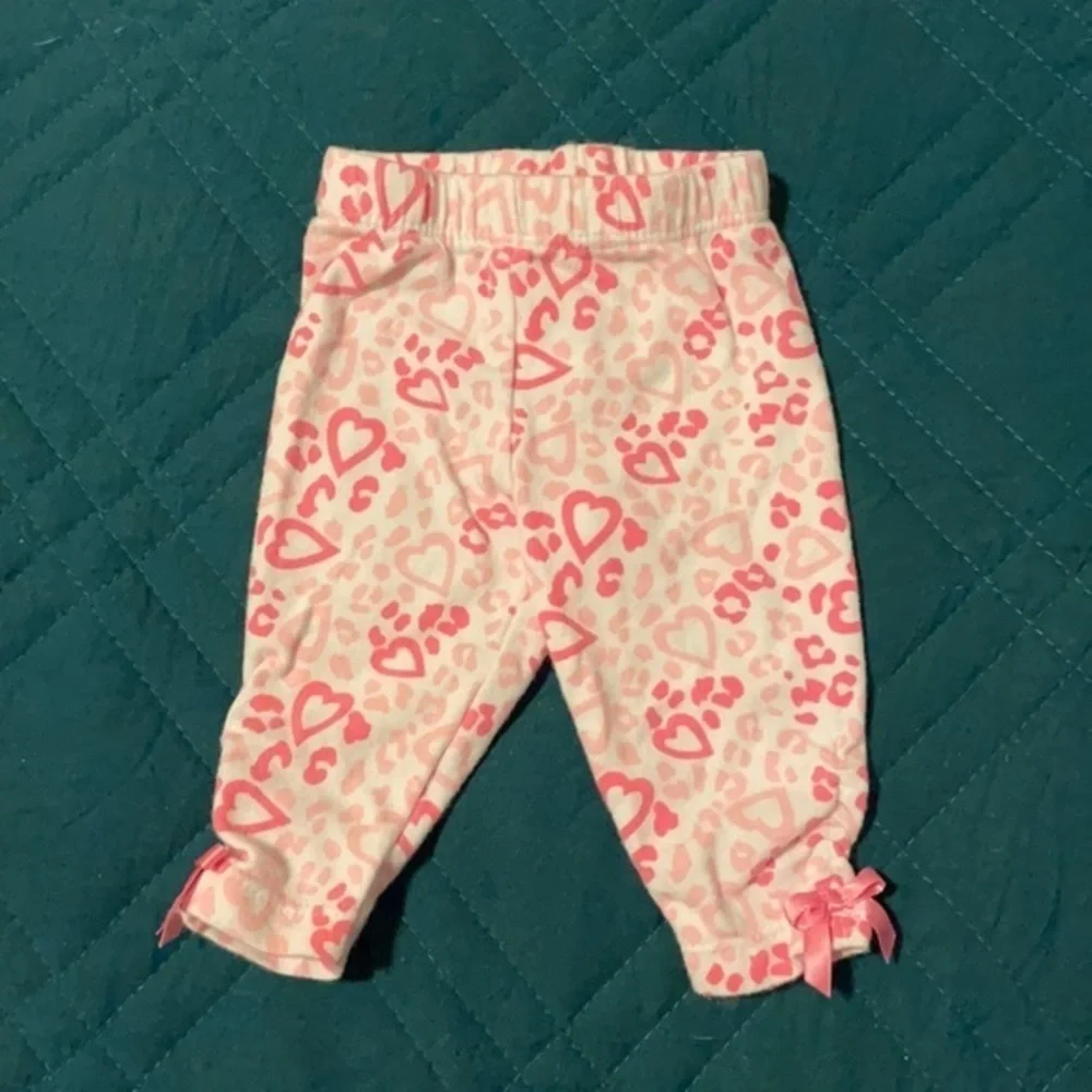 Koala Kids pink leggings white