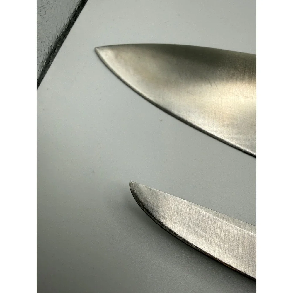 Chicago Cutlery 2pc Knife Set 42S Chef Knife 62S Paring Knife Walnut Wood Handle