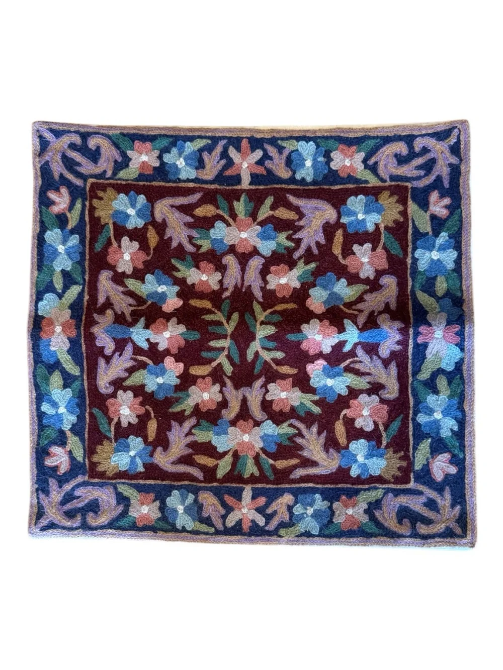 None hand embroidered