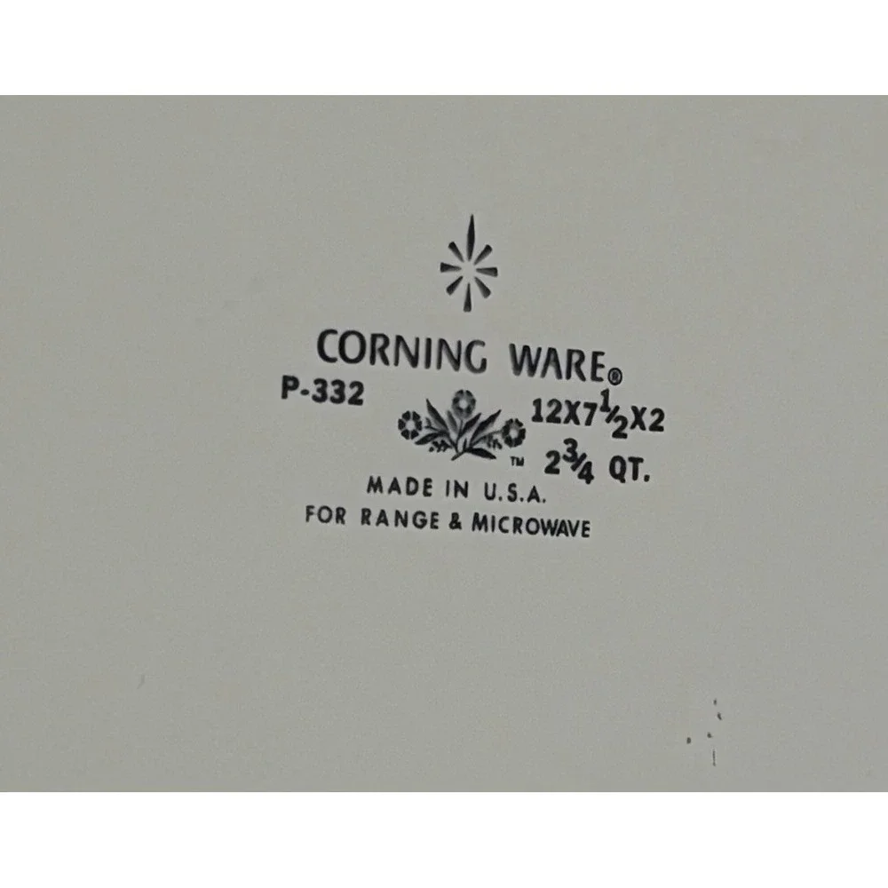 Corningware vintage 60s