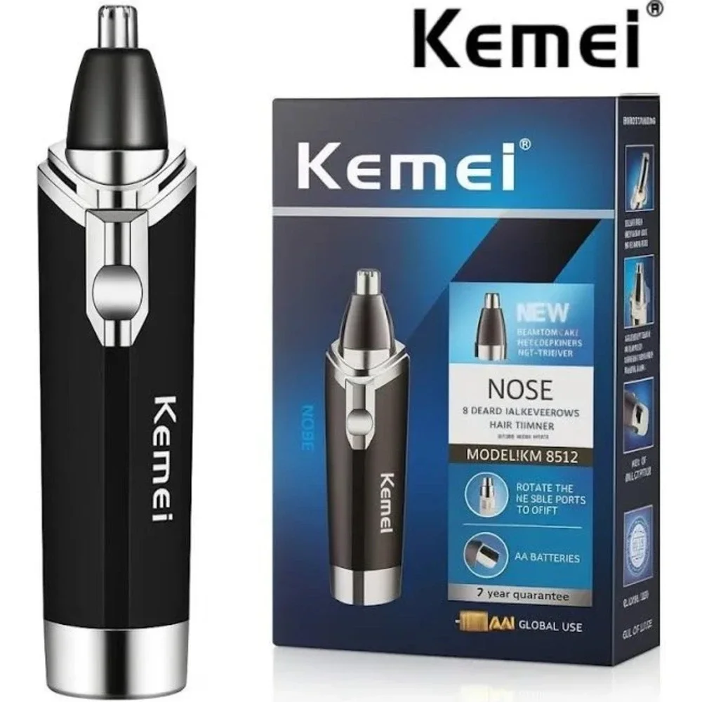 Kemei KM 6512 Professional‎ Personal Care Nose Hair Trimmer Eyebrow Ear Groomer