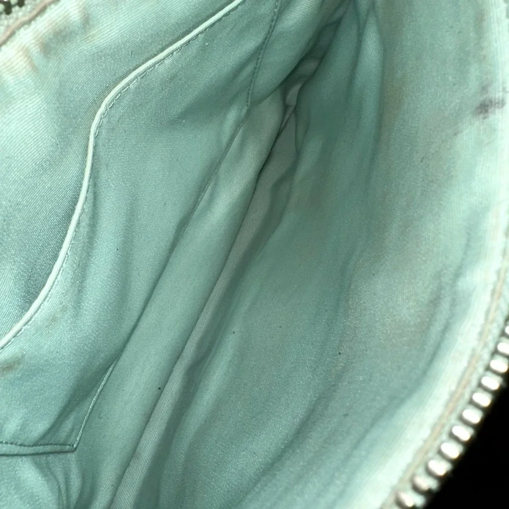 Coach CrossGrain Leather‎ EW Poppy Crossbody Bag Blue Topaz Adjustable Strap