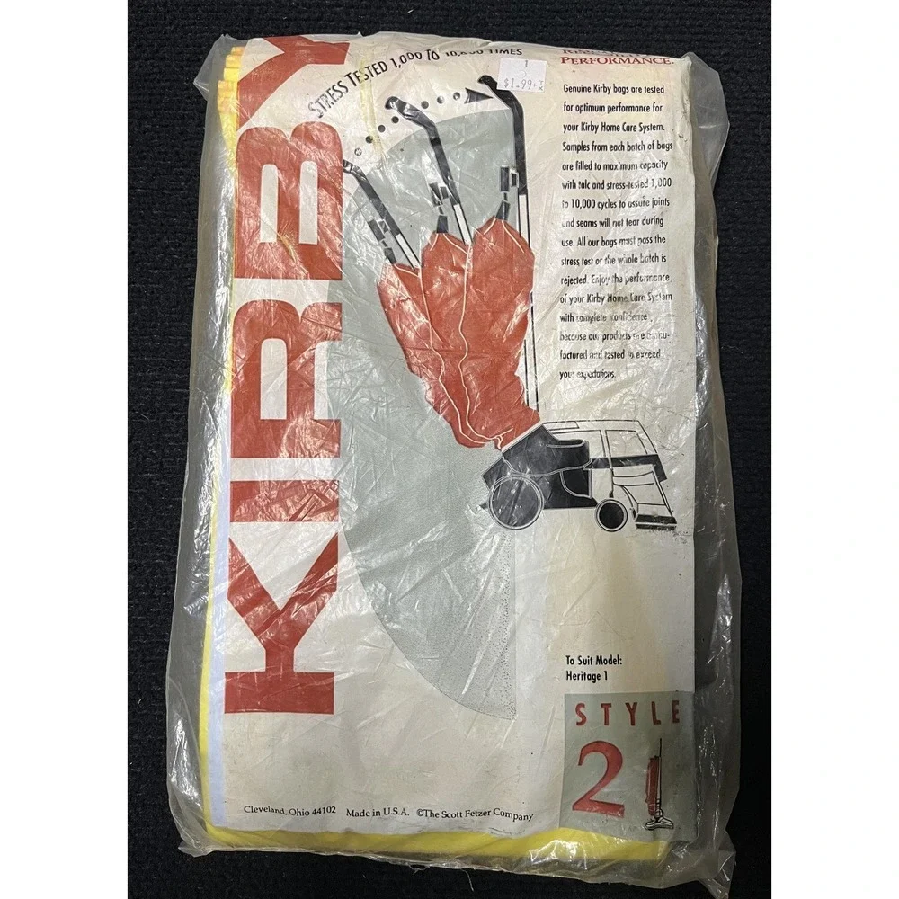 Kirby Vacuum Cleaner Bags Style 2 Heritage Made USA Vintage Original 6‎ pack