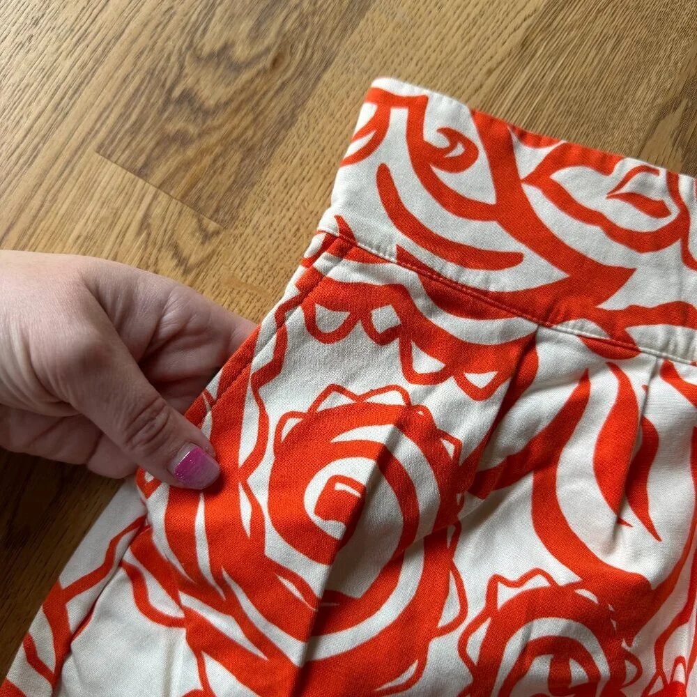Merona orange white