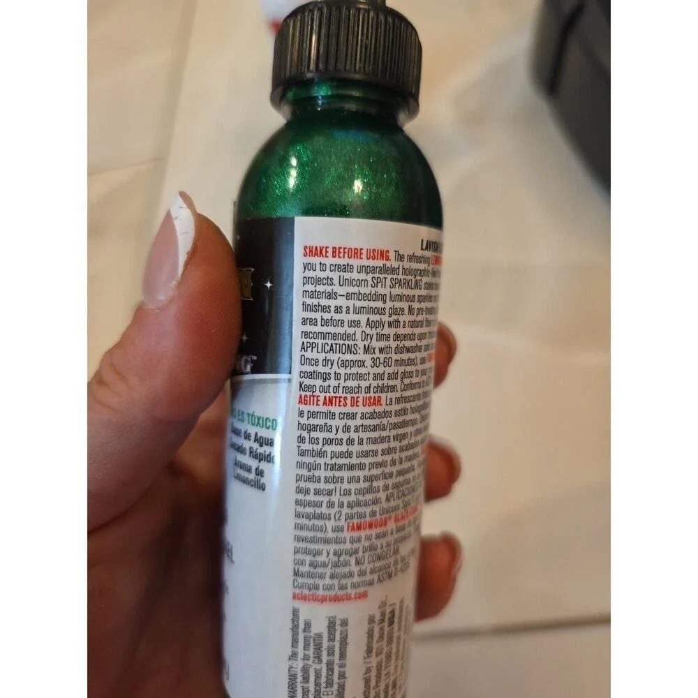 Does not apply particularly vibrant