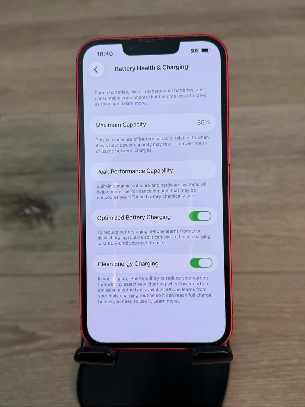 Apple bright red