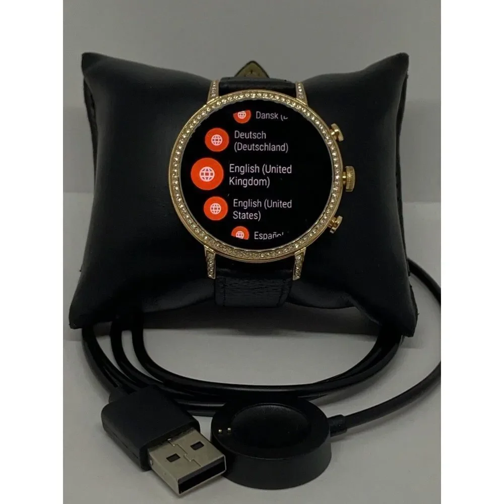 Fossil Gen 4 Authentic Digital Dial Smart Watch Custom Band FTW6011 QT519
