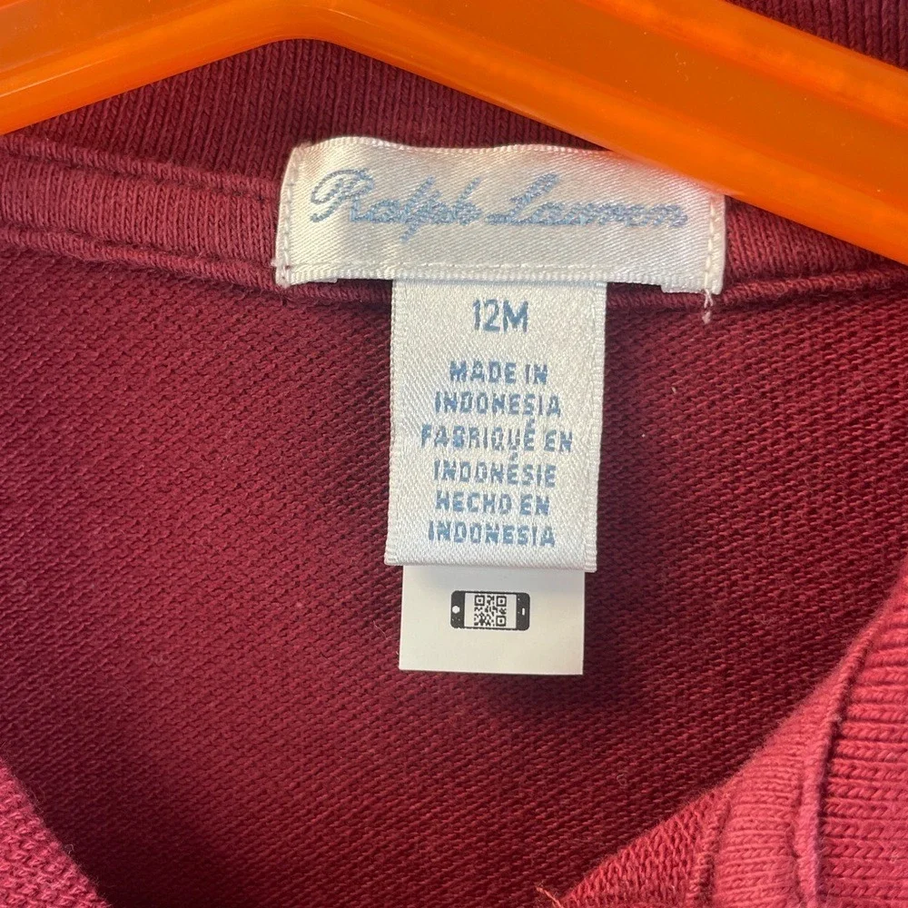 Ralph Lauren long maroon