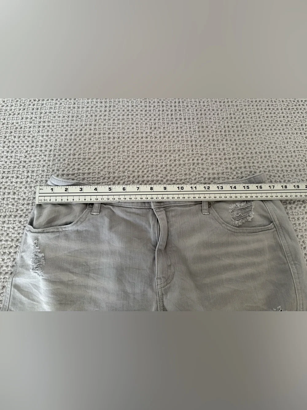 aerie denim shorts