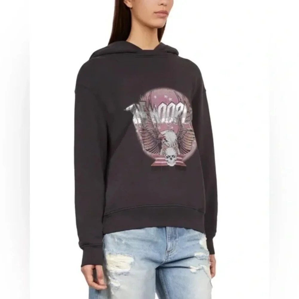 NWT The Kooples Graphic Print Hoodie Sz 1 (Small)