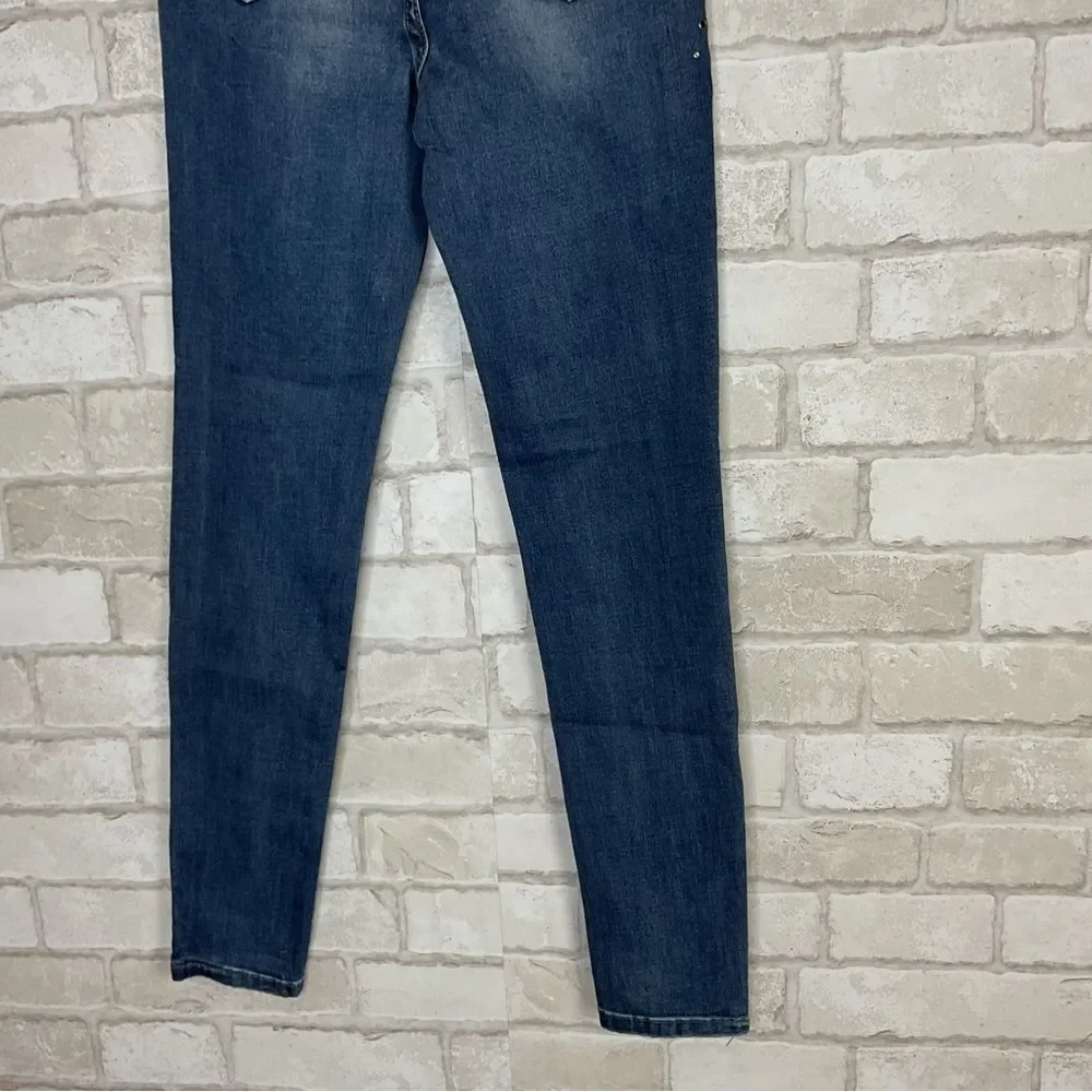 Denim Couture embellished blue