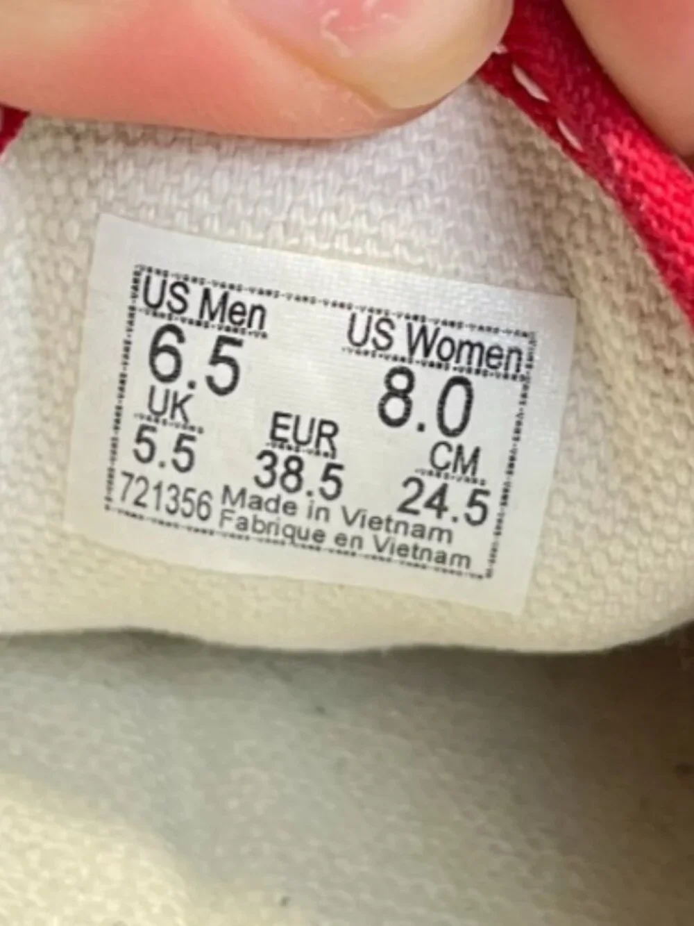 Vans please review
