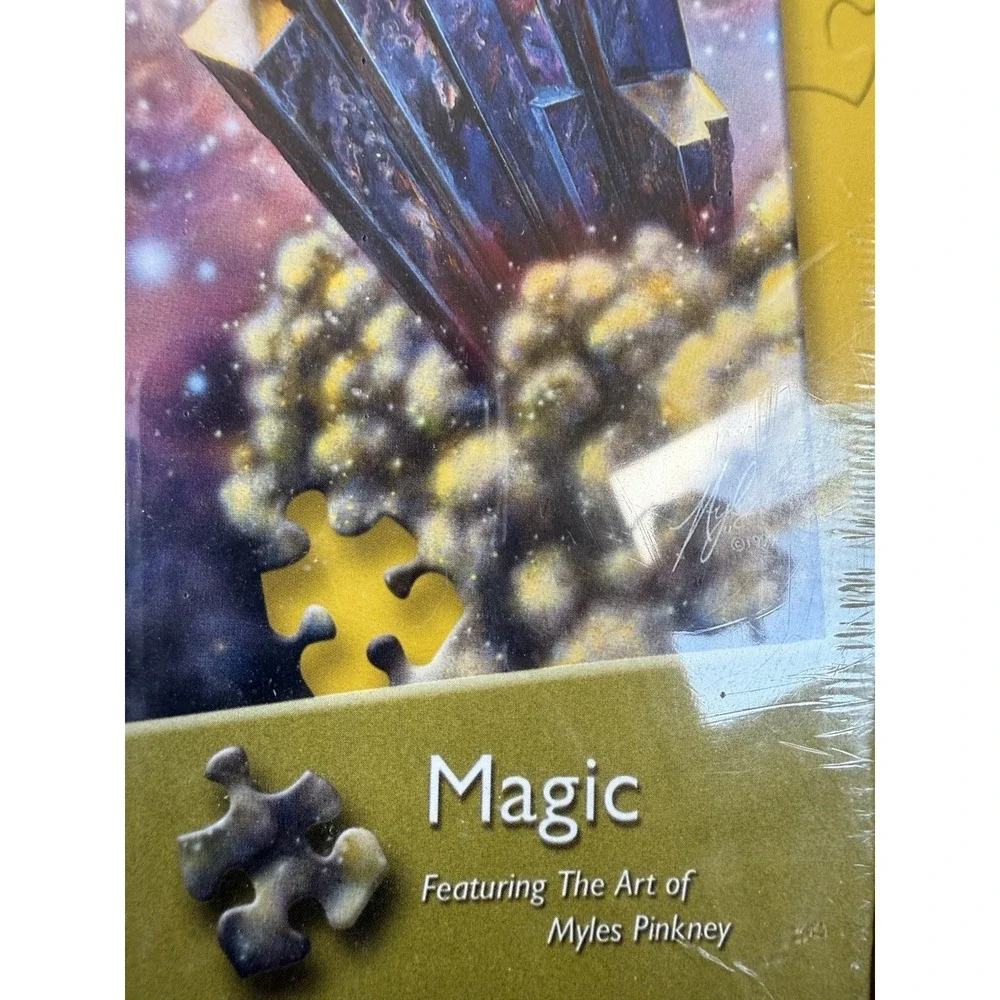 Magic Myles Pinkney Jigsaw Puzzle 550 Pc MasterPieces Wizard & Dragon Fantasy