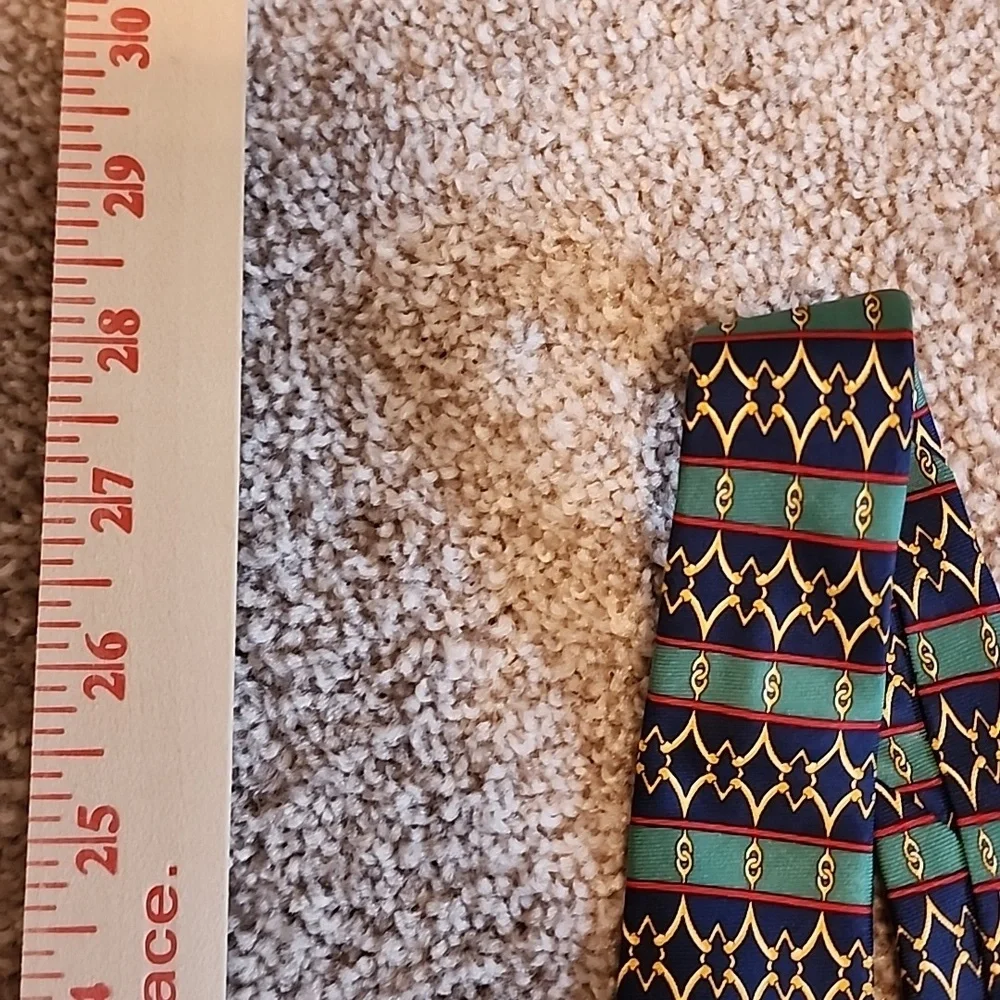 Gucci‎ Paolo Mens Tie Blue, Gold, Green