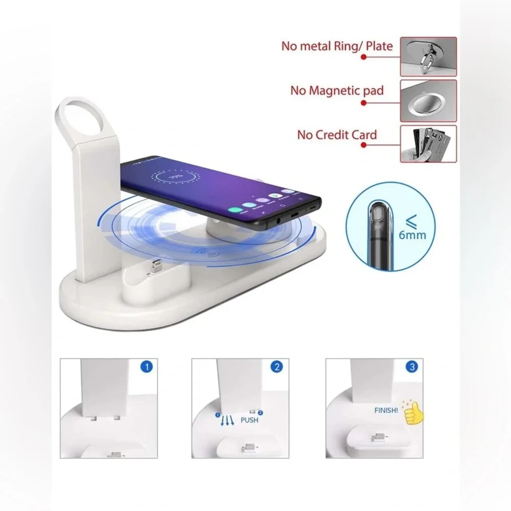 4 in 1 iPhone charger station Compatible With Apple Watch