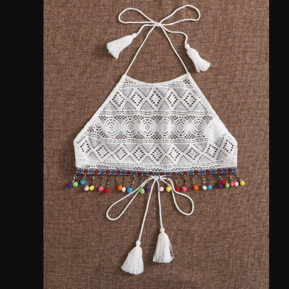 SHEIN boho halter