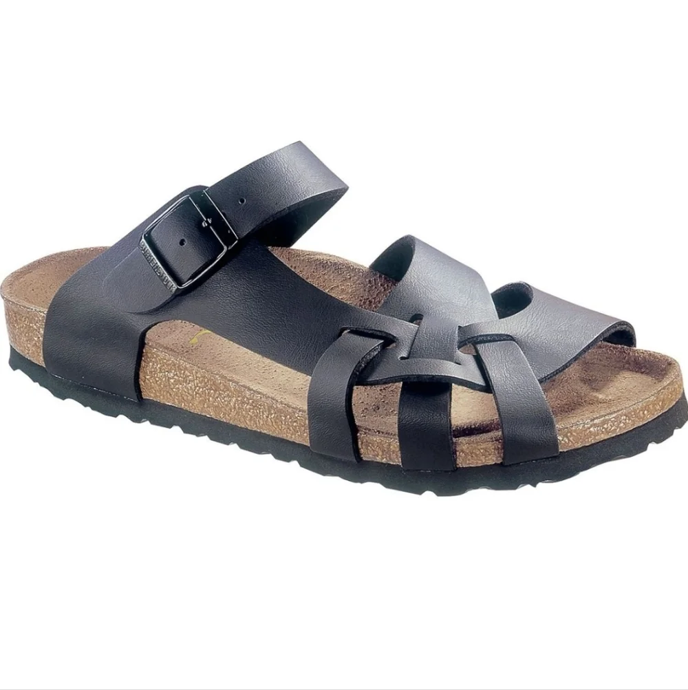Birkenstock Pisa Left Sandal ONLY For Sale Black Leather US 10-10.5 Comfort Shoe