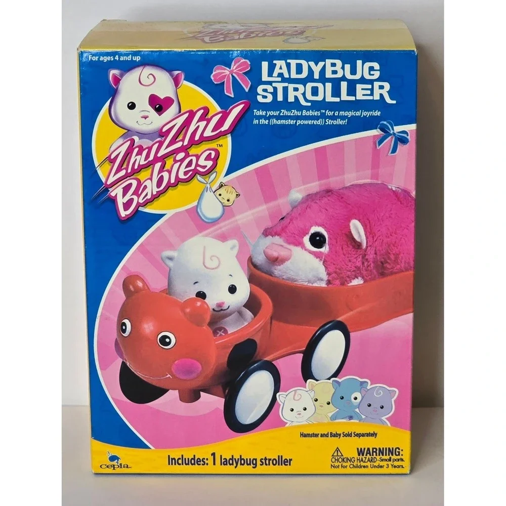 ZHU ZHU BABIES LADY BUG STROLLER